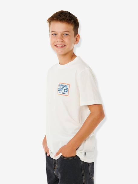 T-shirt garçon manches courtes écru 2 - vertbaudet enfant 