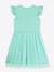 Robe avec jupe en tulle arc-en-ciel et manches volantées fille DANAMADE rose dragée+turquoise 5 - vertbaudet enfant 