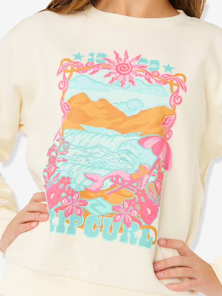 Sweat Sunshine Squad fille écru 4 - vertbaudet enfant 