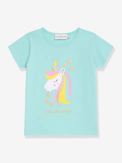 -T-shirt fille avec arc-en-ciel en sequins DANAMADE