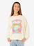 Sweat Sunshine Squad fille écru 1 - vertbaudet enfant 