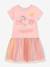 Robe fille DANAMADE avec sequins licorne et jupe en tulle rose poudré 1 - vertbaudet enfant 