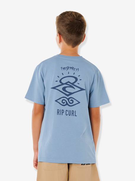 T-shirt manches courtes garçon bleu grisé+vert 3 - vertbaudet enfant 