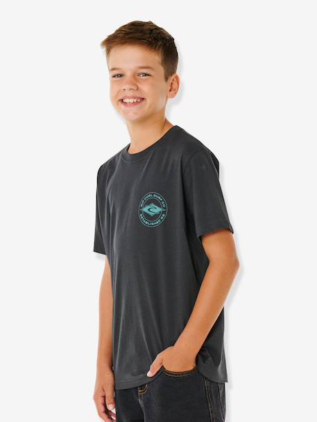 T-shirt garçon manches courtes noir 2 - vertbaudet enfant 
