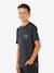 T-shirt garçon manches courtes noir 2 - vertbaudet enfant 