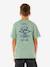 T-shirt manches courtes garçon bleu grisé+vert 7 - vertbaudet enfant 