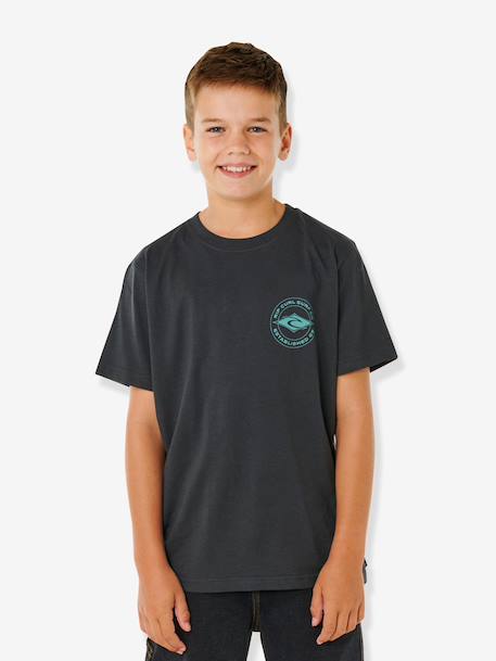 T-shirt garçon manches courtes noir 1 - vertbaudet enfant 
