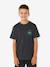 T-shirt garçon manches courtes noir 1 - vertbaudet enfant 
