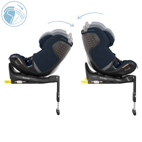 Siège auto évolutif pivotant et coulissant emerald 360 pro Authentic black+Authentic blue+Authentic truffle 10 - vertbaudet enfant 