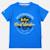 T-shirt manches courtes garçon avec imprimé Bleu+Gris+Marine+Rouge 3 - vertbaudet enfant 