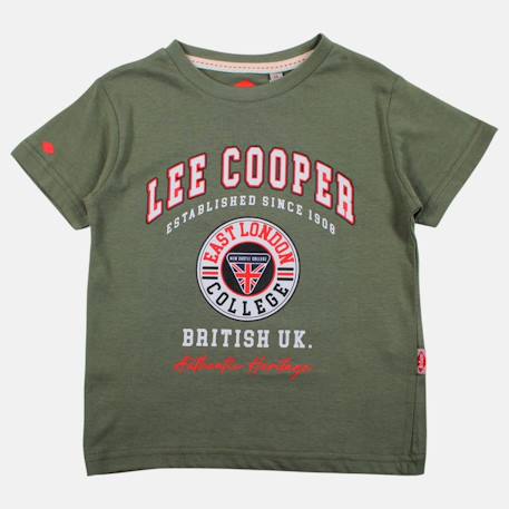 T-shirt manches courtes avec imprimé Bleu+Gris+Kaki+Noir 11 - vertbaudet enfant 