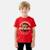 T-shirt manches courtes garçon avec imprimé Bleu+Gris+Marine+Rouge 14 - vertbaudet enfant 