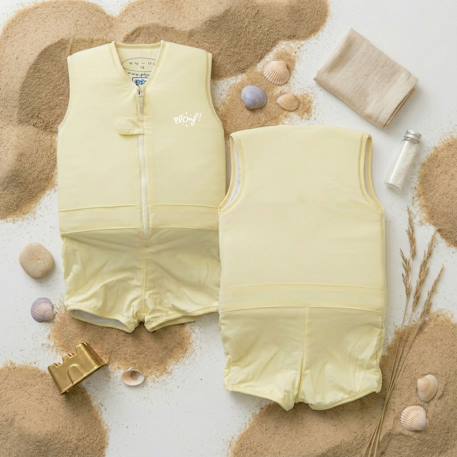Maillot de bain flottant enfant - dune Jaune clair 4 - vertbaudet enfant 