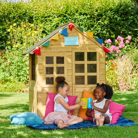 Maisonnette cabane enfant romarin bois fsc® Marron 1 - vertbaudet enfant 