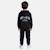 Sweat à capuche avec poche et pantalon de jogging Gris+Kaki+Marine+Noir 21 - vertbaudet enfant 
