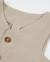 Gilet garçon en tissu uni avec fermeture à boutons Beige 3 - vertbaudet enfant 