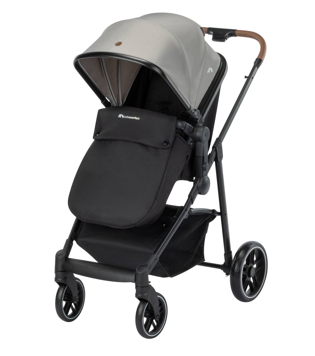 Poussette 3 en 1 i-size avec assise convertible en nacelle et cosi