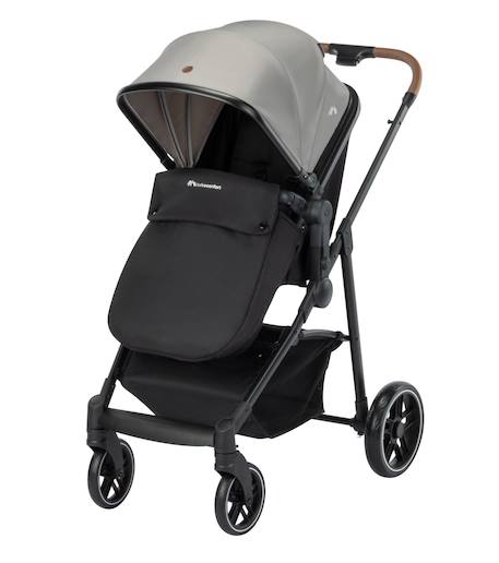 Poussette 3 en 1 i-size avec assise convertible en nacelle et cosi, haze trio lux Tinted gray 6 - vertbaudet enfant 