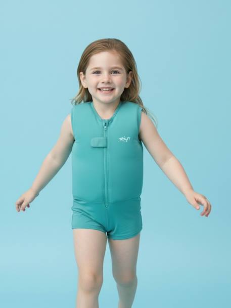 Fille-Maillot de bain-Maillot une pièce-Maillot de bain flottant enfant - olive