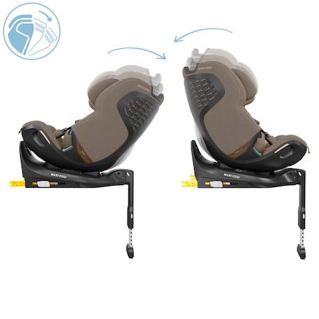 Siège auto évolutif pivotant et coulissant emerald 360 pro Authentic black+Authentic blue+Authentic truffle 16 - vertbaudet enfant 