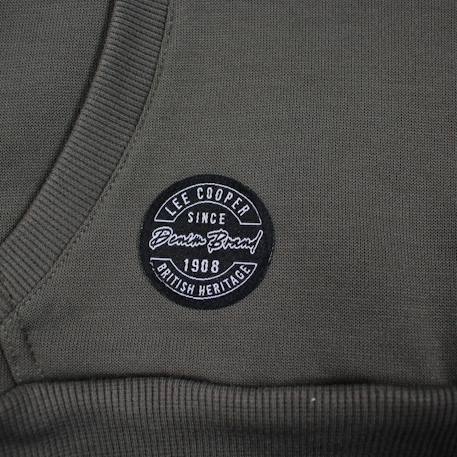 Sweat à capuche avec poche et pantalon de jogging Gris+Kaki+Marine+Noir 11 - vertbaudet enfant 