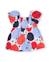 Robe pour fille en toile avec manches bouffantes Blanc 2 - vertbaudet enfant 