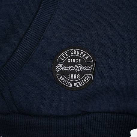 Sweat à capuche avec poche et pantalon de jogging Gris+Kaki+Marine+Noir 17 - vertbaudet enfant 