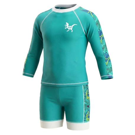 Ensemble anti-uv garçon : iguanodon Vert 4 - vertbaudet enfant 