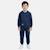 Sweat à capuche avec poche et pantalon de jogging Gris+Kaki+Marine+Noir 13 - vertbaudet enfant 