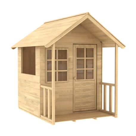 Maisonnette cabane enfant lavande bois fsc® Marron 2 - vertbaudet enfant 