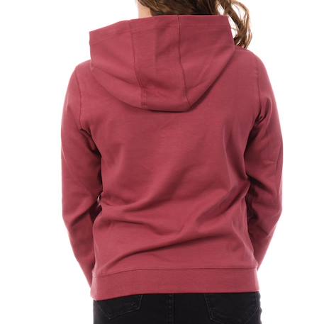 Sweat à capuche Evry Blanc+Bordeaux 4 - vertbaudet enfant 