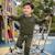 Sweat à capuche avec poche et pantalon de jogging Gris+Kaki+Marine+Noir 8 - vertbaudet enfant 