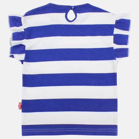 Top à rayures avec imprimé fille Fushia+Orange+Violet 14 - vertbaudet enfant 