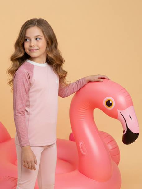 T-shirt anti-uv fille : lily-rose Rose clair 3 - vertbaudet enfant 