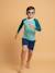 T-shirt anti-uv garçon : féroce Blanc / vert / bleu 3 - vertbaudet enfant 