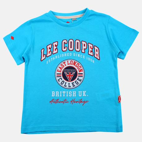 T-shirt manches courtes avec imprimé Bleu+Gris+Kaki+Noir 3 - vertbaudet enfant 