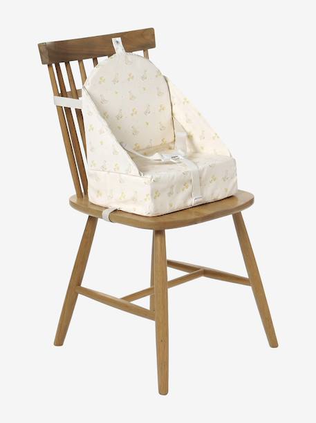 Rehausseur de chaise beige imprimé+Cherry+dans les bois+green forest+gris+Minisaurus+Mon coeur+Oies+rayé blanc 37 - vertbaudet enfant 