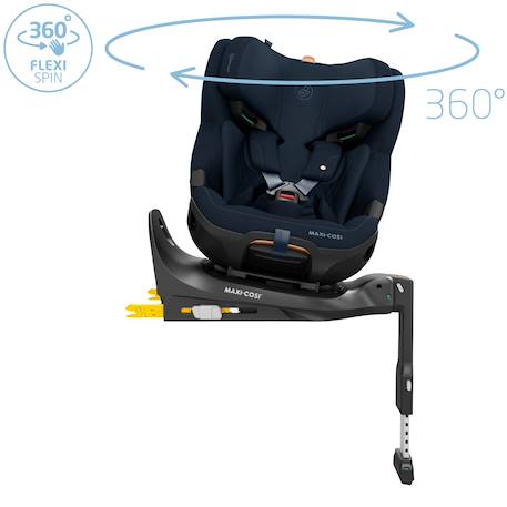 Siège auto évolutif pivotant et coulissant emerald 360 pro Authentic black+Authentic blue+Authentic truffle 9 - vertbaudet enfant 