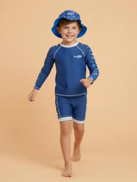 Ensemble anti-uv garçon : détente Bleu marine 3 - vertbaudet enfant 