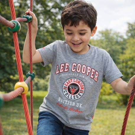 T-shirt manches courtes avec imprimé Bleu+Gris+Kaki+Noir 6 - vertbaudet enfant 
