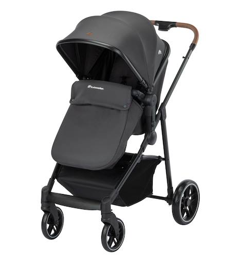 Poussette 3 en 1 i-size avec assise convertible en nacelle et cosi, haze trio lux Mineral graphite+Tinted gray 6 - vertbaudet enfant 