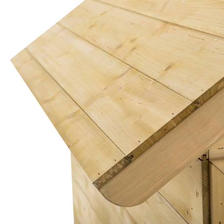 Maisonnette cabane enfant lavande bois fsc® Marron 3 - vertbaudet enfant 