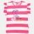 Top à rayures avec imprimé fille Fushia+Orange+Violet 3 - vertbaudet enfant 
