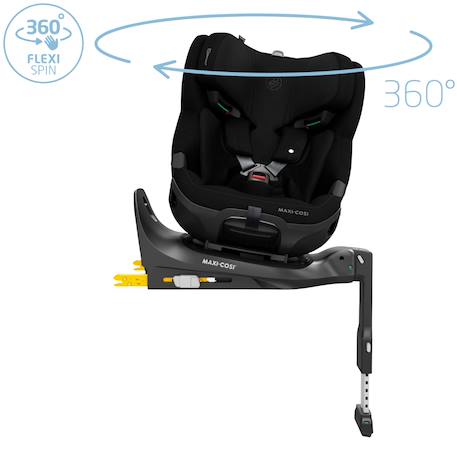 Siège auto évolutif pivotant et coulissant emerald 360 pro Authentic black+Authentic blue+Authentic truffle 3 - vertbaudet enfant 