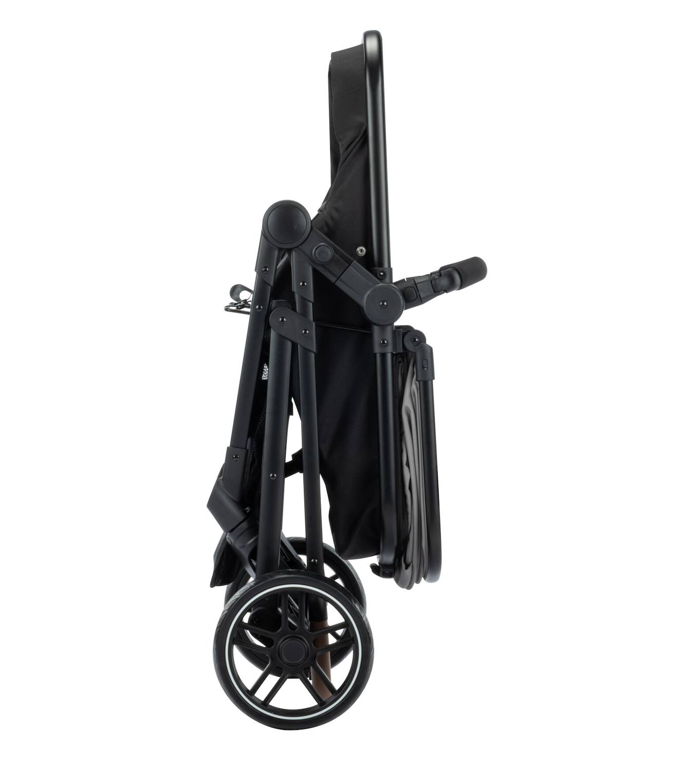 Poussette 3 en 1 i-size avec assise convertible en nacelle et cosi