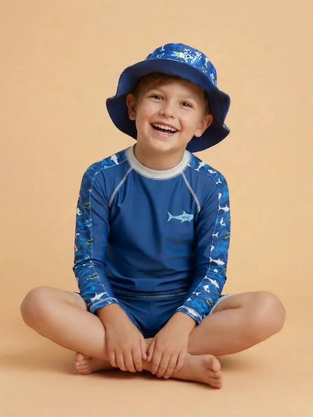 Ensemble anti-uv garçon : détente Bleu marine 2 - vertbaudet enfant 