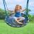 Balançoire nid pour portique  métal d85cm Bleu - noir 1 - vertbaudet enfant 
