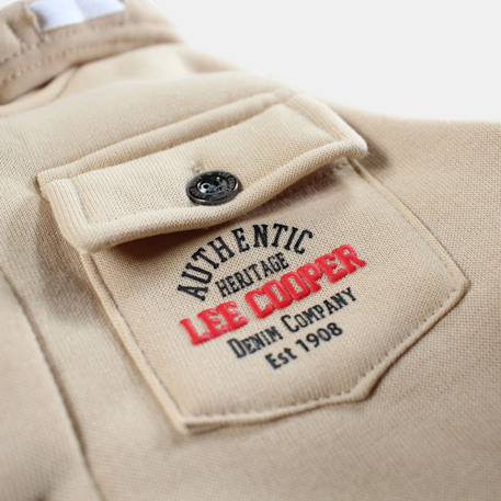 Veste à capuche boutonnée, poche poitrine Bleu marine+Ecru+Vert kaki 10 - vertbaudet enfant 