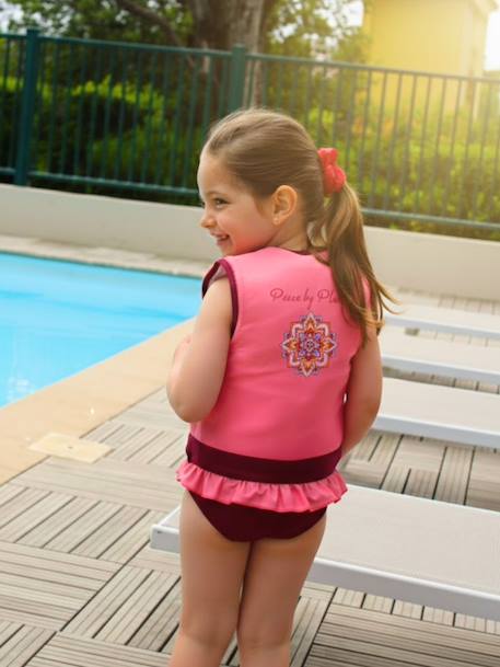 Maillot de bain flottant enfant - peace Corail 3 - vertbaudet enfant 