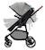 Poussette 3 en 1 i-size avec assise convertible en nacelle et cosi, haze trio lux Tinted gray 3 - vertbaudet enfant 